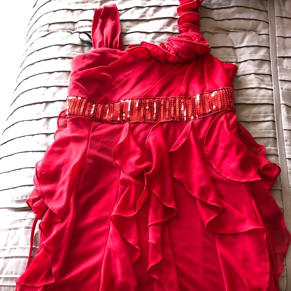 Red Holiday dress